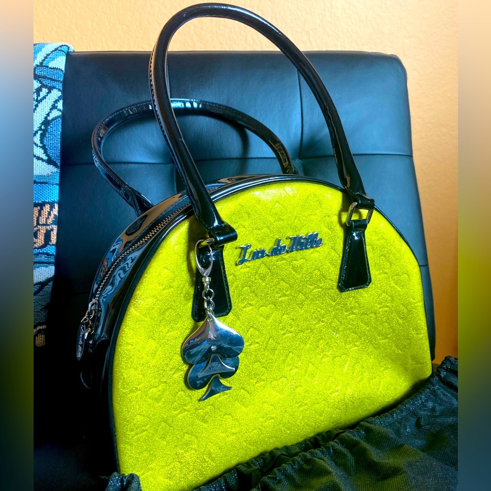 Yellow/Gold/Black Women's Lux de Ville Handbag